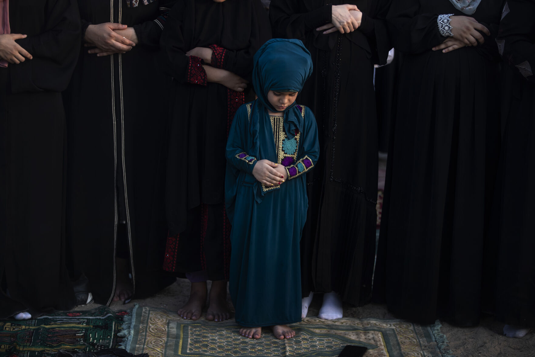 APTOPIX Palestinians Eid al Adha